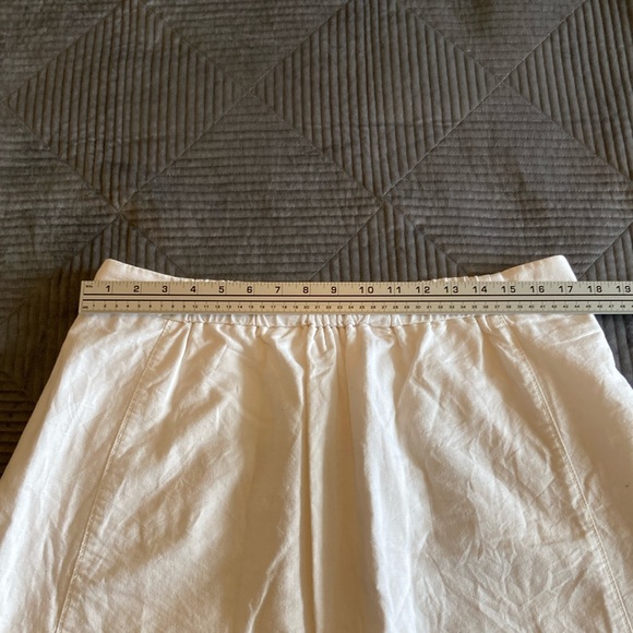 J. Crew White Linen Skirt - Picture 5 of 6